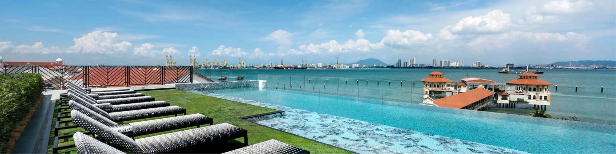 The Prestige Hotel Penang, A Member Of Design Hotels George Town Exteriör bild View of the pool at the Westin